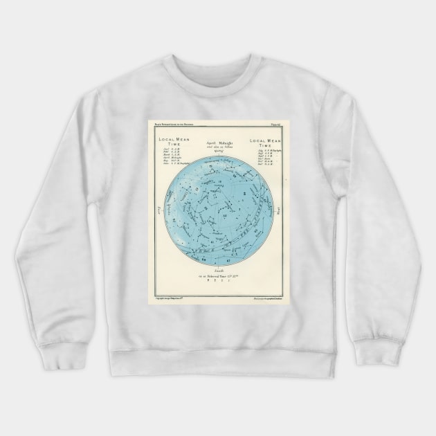 Star Map Crewneck Sweatshirt by MichaelaGrove